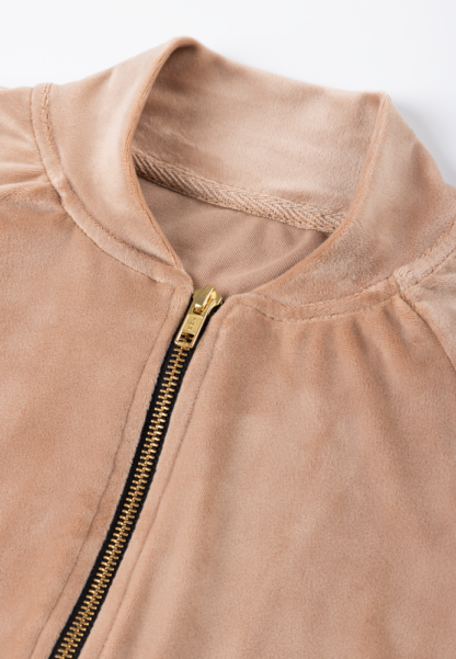 SNP3100123-womens-velvet-sweatshirt-with-zip-beige-detail1