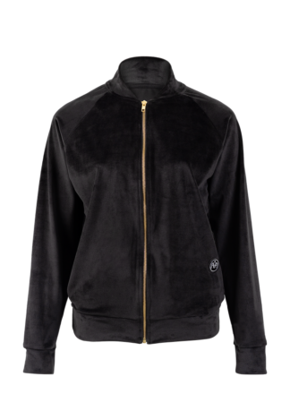 SNP3100192-womens-velvet-sweatshirt-with-zip-black